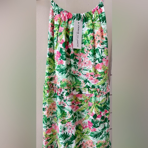 Janie and Jack Floral Midi Dress nwt sz14 - Picture 2 of 7